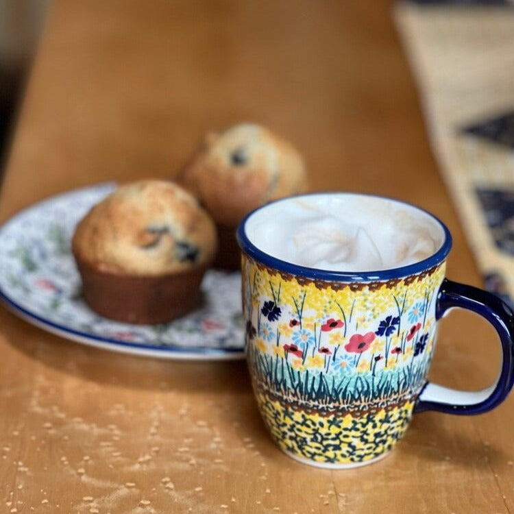 Mug, Mars Mug, 10oz Small in "Peacock" by Manufaktura | K081T-54