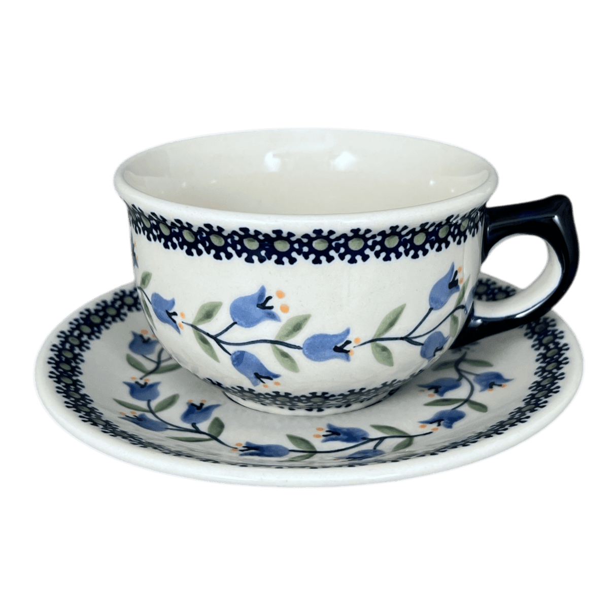 Cup & Saucer, 10 oz Canadian in "Lily of the Valley" by Manufaktura | F036T-ASD