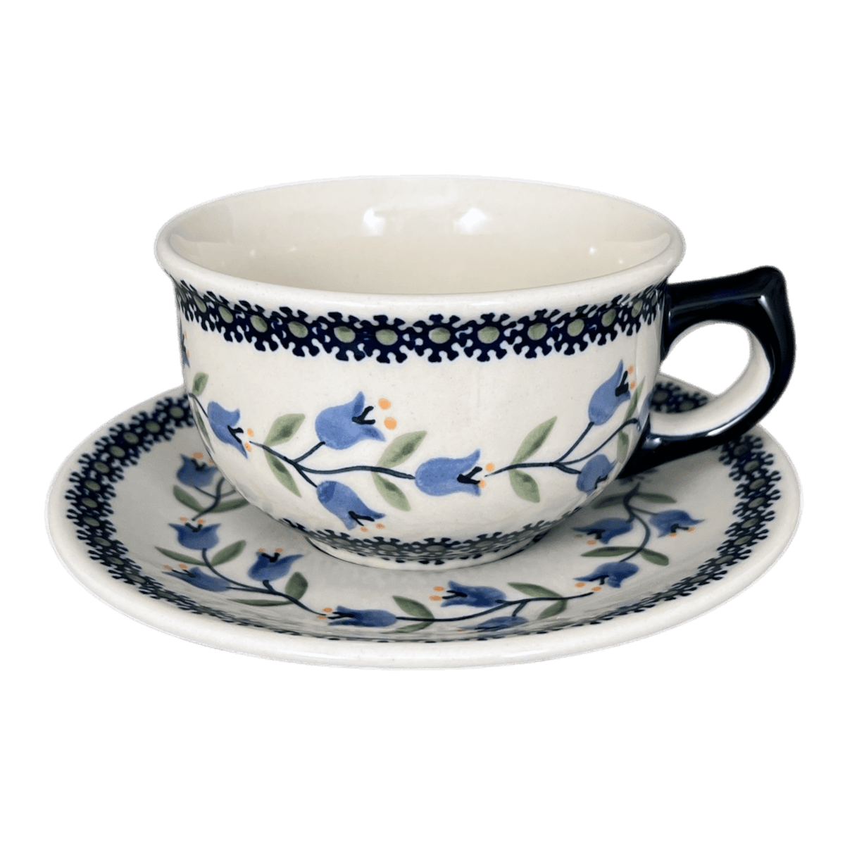 Cup & Saucer, 10 oz Canadian in "Lily of the Valley" by Manufaktura | F036T-ASD