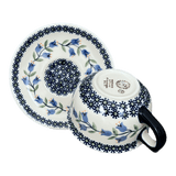 Cup & Saucer, 10 oz Canadian in "Lily of the Valley" by Manufaktura | F036T-ASD