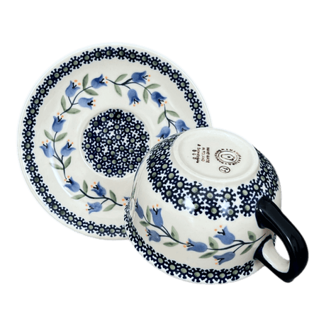 Cup & Saucer, 10 oz Canadian in "Lily of the Valley" by Manufaktura | F036T-ASD