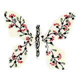 Figurine, Butterfly, 5" in "Cherry Blossoms" by Manufaktura | F039S-DPGJ