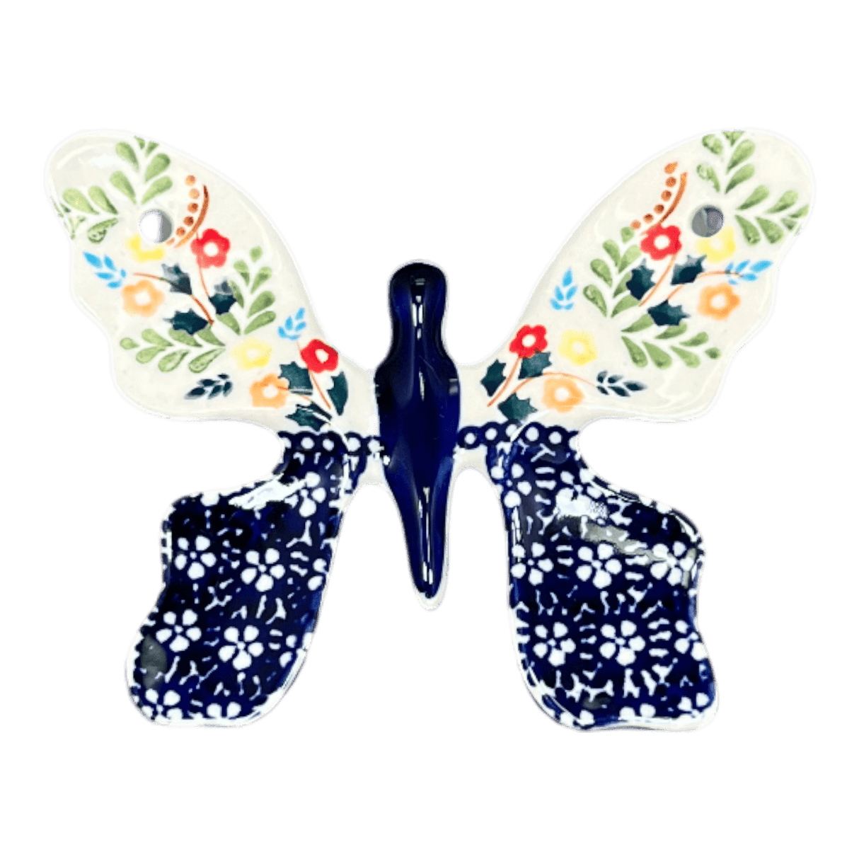 Figurine, Butterfly, 5" in "Floral Garland" by Manufaktura | F039U-AD01