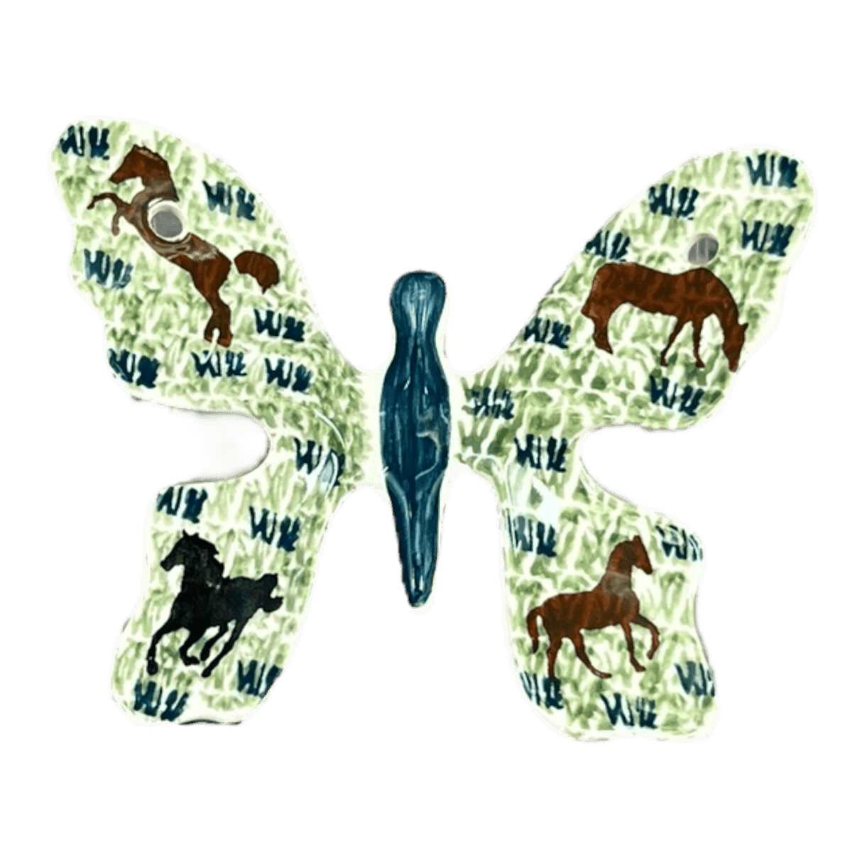 Figurine, Butterfly, 5" in "On the Range" by Manufaktura | F039U-INK2