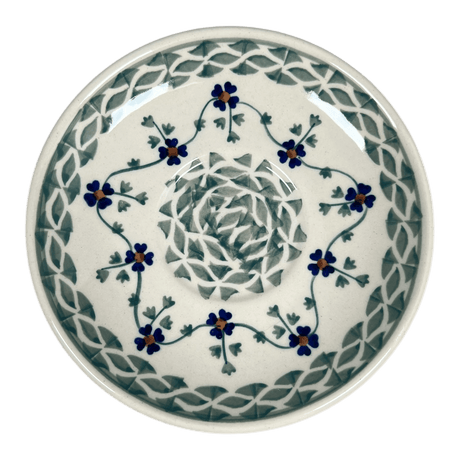 Cup & Saucer, 7 oz in "Woven Pansies" by Manufaktura | F043T-RV