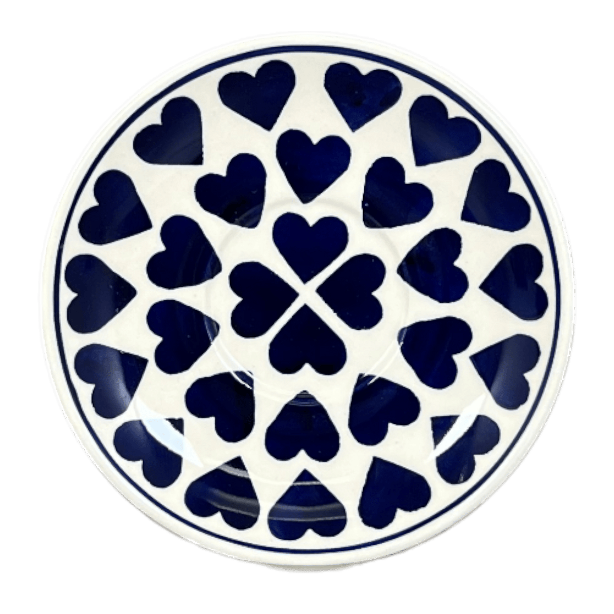 Cup & Saucer, 7 oz in "Whole Hearted" by Manufaktura | F043T-SEDU