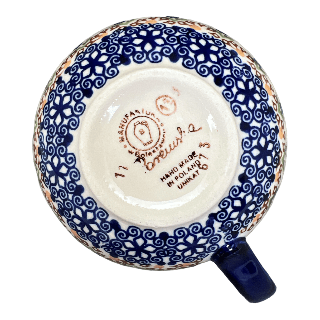 Cup, Latte, 18 oz in "Wildflower Delight" by Manufaktura | F044S-P273
