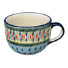 Polish Pottery Latte Cup (Providence) | F044S-WKON at PolishPotteryOutlet.com