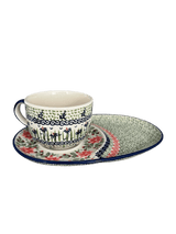 Cup, Latte, 18 oz in "Riverbank" by Manufaktura | F044T-MC15
