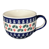 Cup, Latte, 18 oz in "Holiday Cheer" by Manufaktura | F044T-NOS2