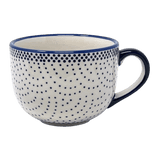 Cup, Latte, 18 oz in "Misty Blue" by Manufaktura | F044U-61A