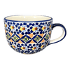 Polish Pottery Latte Cup (Kaleidoscope) | F044U-ASR at PolishPotteryOutlet.com