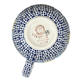 Polish Pottery Latte Cup (Fiesta) | F044U-U1 Additional Image at PolishPotteryOutlet.com