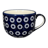 Cup, Latte, 18 oz in "Plentiful Pinwheels" by Manufaktura | F044U-ZP02