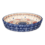 Quiche Dish, Medium 9" in "Ruby Duet" by Manufaktura | F048S-DPLC