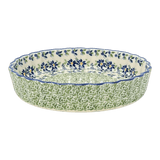 Quiche Dish, Medium 9" in "Garden Splendor" by Manufaktura | F048S-GM11