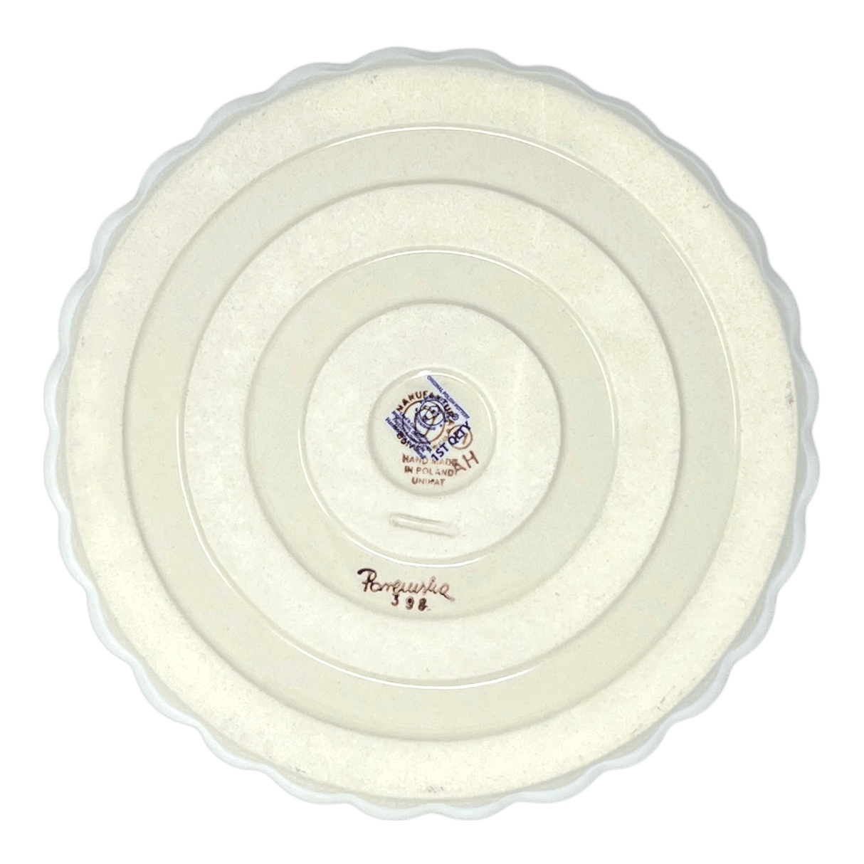 Quiche Dish, Medium 9" in "Duet in Lace" by Manufaktura | F048S-SB02