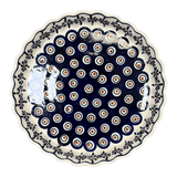 Quiche Dish, Medium 9" in "Floral Peacock" by Manufaktura | F048T-54KK