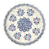 Quiche Dish, Medium 9" in "Periwinkles & Pinwheels" by Manufaktura | F048T-AS42