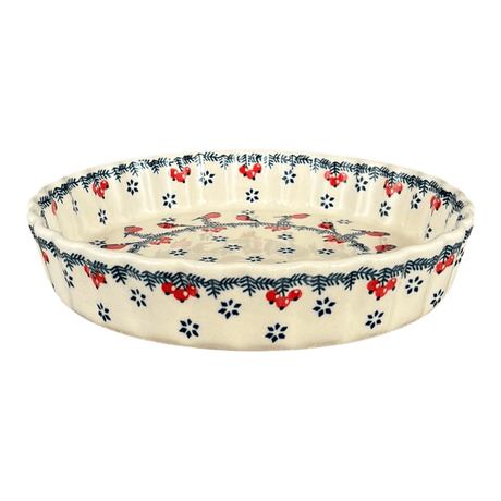 Quiche Dish, Medium 9" in "Red Bird" by Manufaktura | F048T-GILE