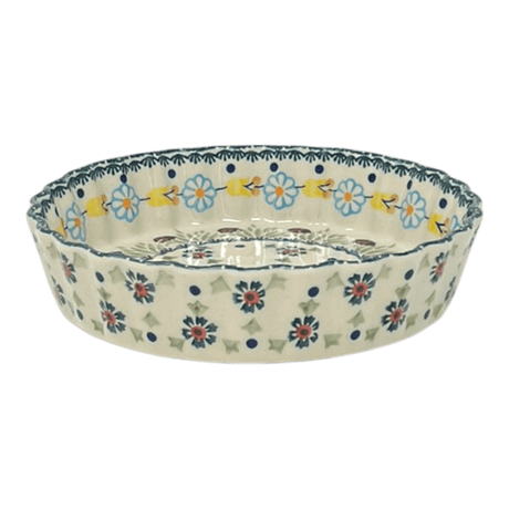 Quiche Dish, Medium 9" in "Lady Bugs" by Manufaktura | F048T-IF45