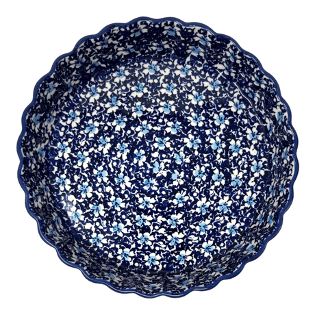 Quiche Dish, Medium 9" in "Blue on Blue" by Manufaktura | F048T-J109