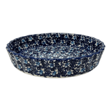 Quiche Dish, Medium 9" in "Blue on Blue" by Manufaktura | F048T-J109