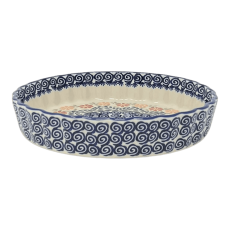 Quiche Dish, Medium 9" in "Flower Power" by Manufaktura | F048T-JS14