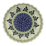 Quiche Dish, Medium 9" in "Bunny Love" by Manufaktura | F048T-P324