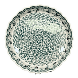 Quiche Dish, Medium 9" in "Woven Pansies" by Manufaktura | F048T-RV