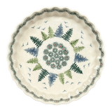 Quiche Dish, Round, 7.5" Small in "Pine Forest" by Manufaktura | F055S-PS29