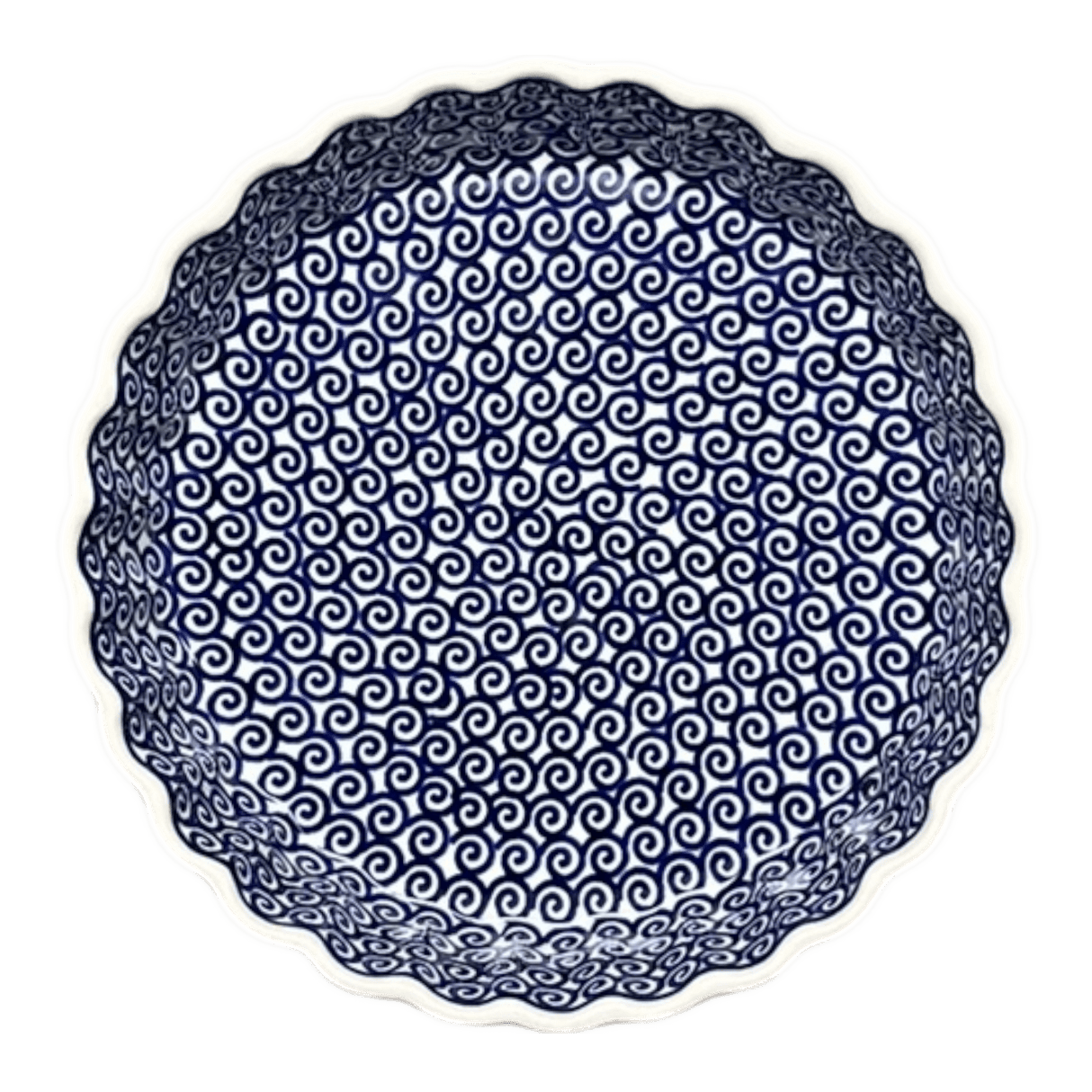 Quiche Dish, Round, 7.5" Small in "Riptide" by Manufaktura | F055T-63