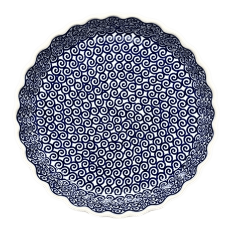 Quiche Dish, Round, 7.5" Small in "Riptide" by Manufaktura | F055T-63