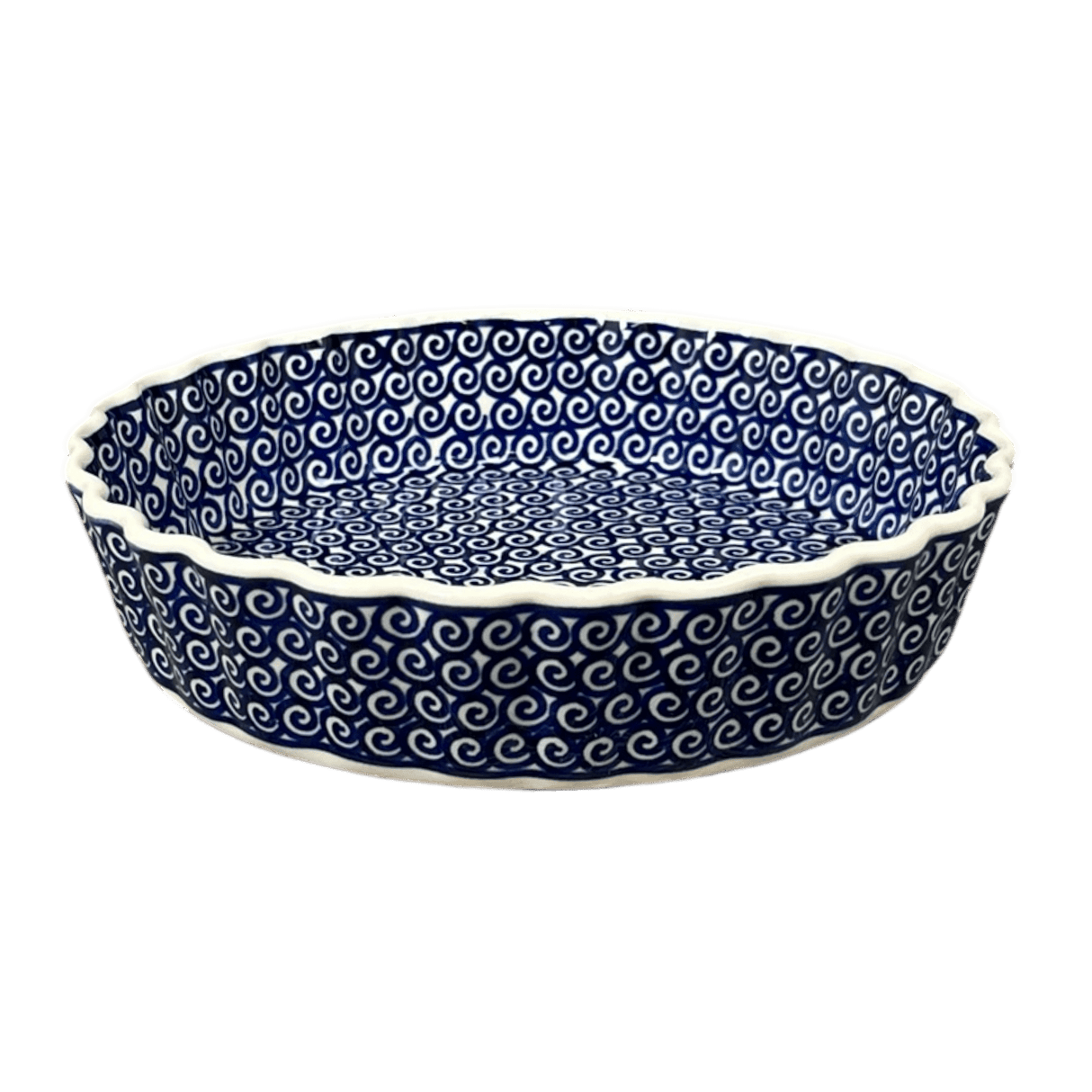 Quiche Dish, Round, 7.5" Small in "Riptide" by Manufaktura | F055T-63