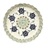 Quiche Dish, Round, 7.5" Small in "Wedding Bouquet" by Manufaktura | F055T-MGB