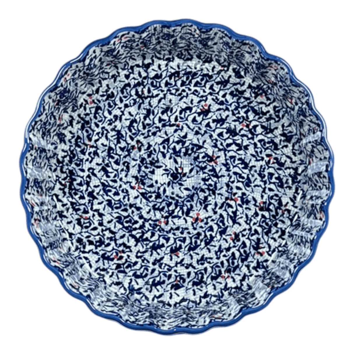 Quiche Dish, Round, 7.5" Small in "Twilight Berries" by Manufaktura | F055U-GP14