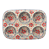 Muffin Pan, 8.5" x 12.5" in "Full Bloom" by Manufaktura | F093S-EO34