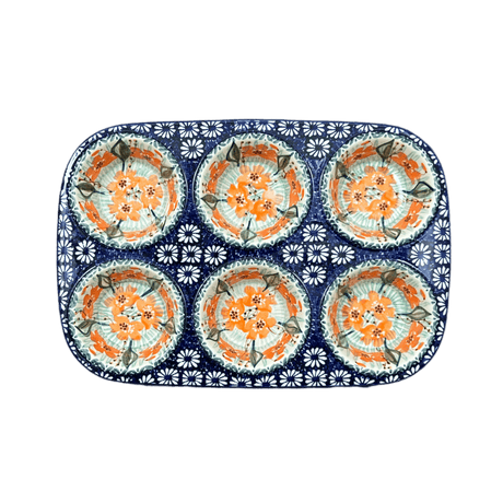 Muffin Pan, 8.5" x 12.5" in "Sun-Kissed Garden" by Manufaktura | F093S-GM15