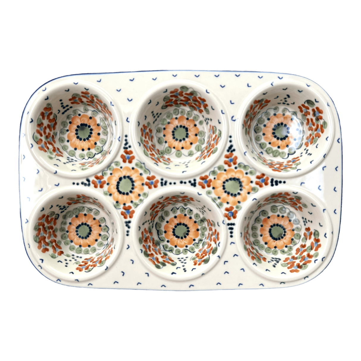 Muffin Pan, 8.5" x 12.5" in "Autumn Harvest" by Manufaktura | F093S-LB