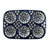 Muffin Pan, 8.5" x 12.5" in "Peacock" by Manufaktura | F093T-54