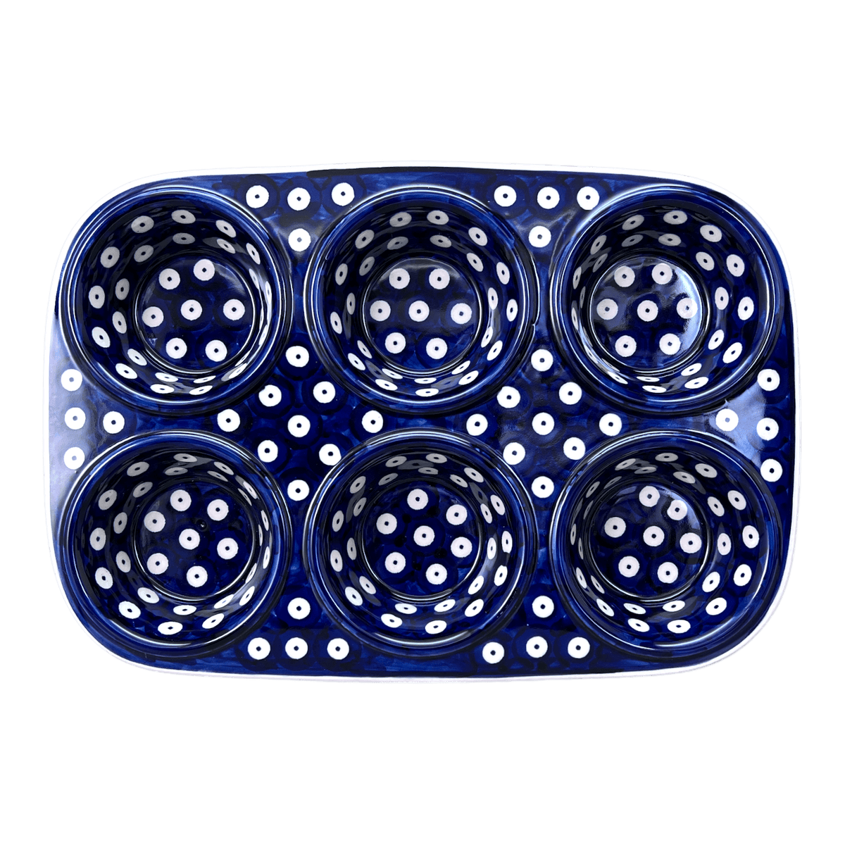 Muffin Pan, 8.5" x 12.5" in "Dot to Dot" by Manufaktura | F093T-70A