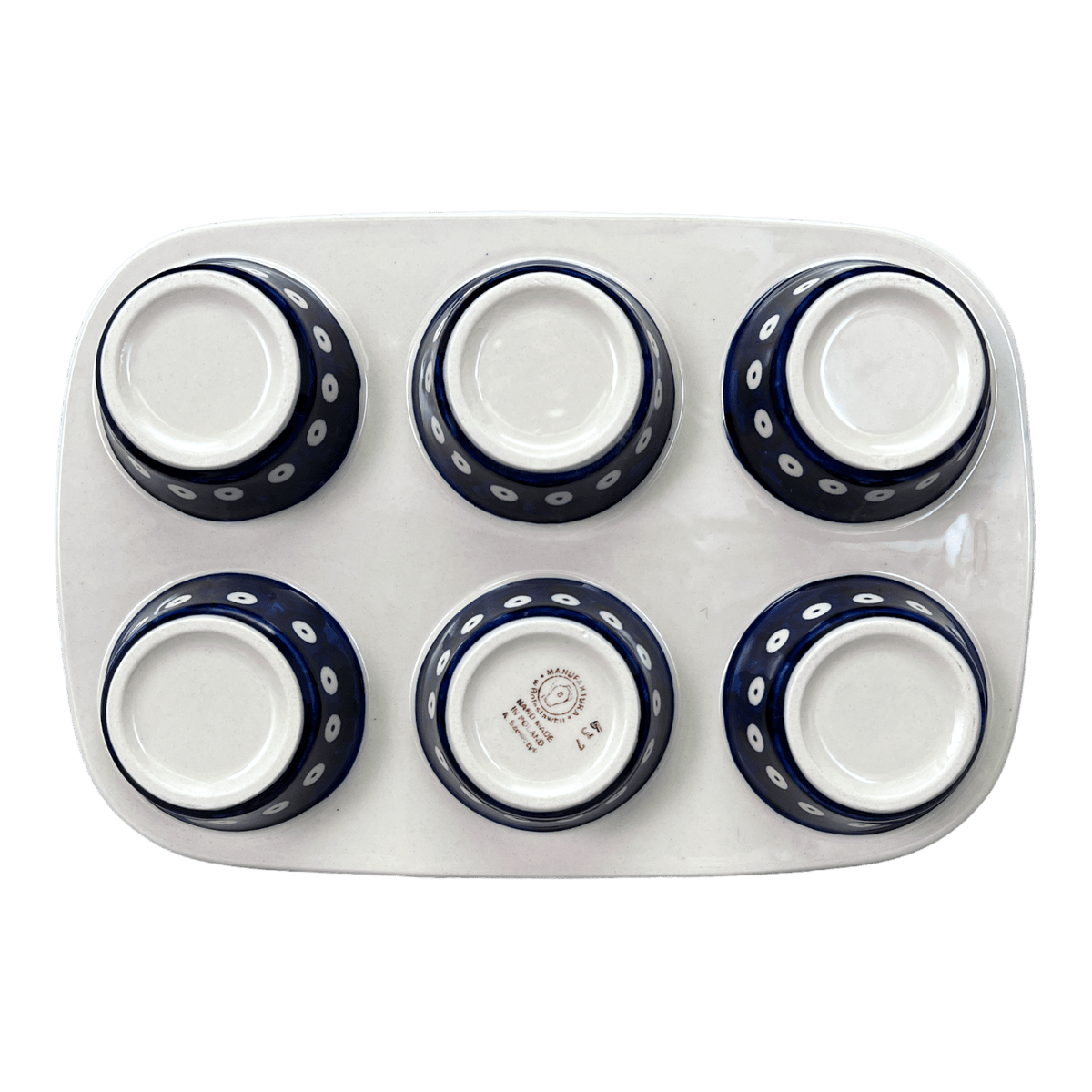 Muffin Pan, 8.5" x 12.5" in "Dot to Dot" by Manufaktura | F093T-70A