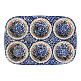 Muffin Pan, 8.5" x 12.5" in "Flower Power" by Manufaktura | F093T-JS14