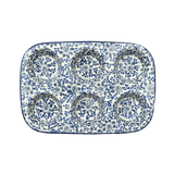 Muffin Pan, 8.5" x 12.5" in "English Blue" by Manufaktura | F093U-AS53