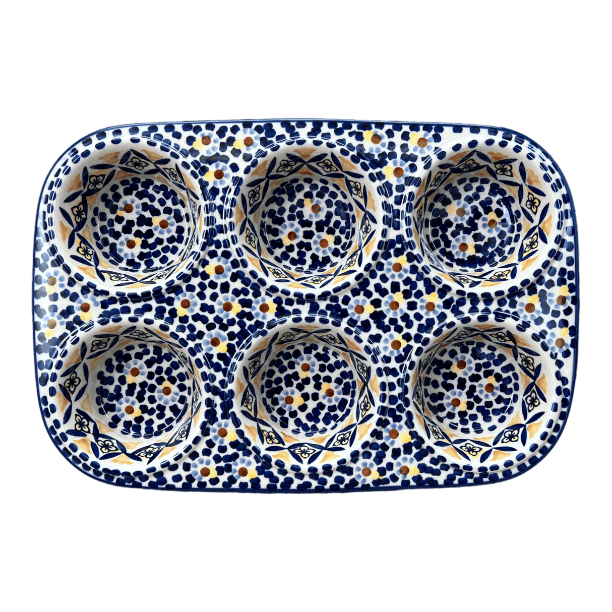 Muffin Pan, 8.5" x 12.5" in "Kaleidoscope" by Manufaktura | F093U-ASR