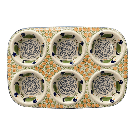 Muffin Pan, 8.5" x 12.5" in "Ducks in a Row" by Manufaktura | F093U-P323