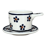 Espresso Cup with Saucer, 2 oz in "Petite Floral" by Manufaktura | F113T-64