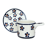 Espresso Cup with Saucer, 2 oz in "Petite Floral" by Manufaktura | F113T-64