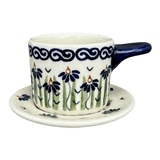 Espresso Cup with Saucer, 2 oz in "Riverbank" by Manufaktura | F113T-MC15