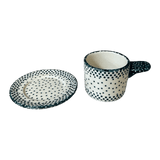 Espresso Cup with Saucer, 2 oz in "Misty Green" by Manufaktura | F113U-61Z